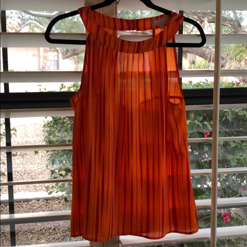 Banana Republic Vibrant Orange and Raspberry!